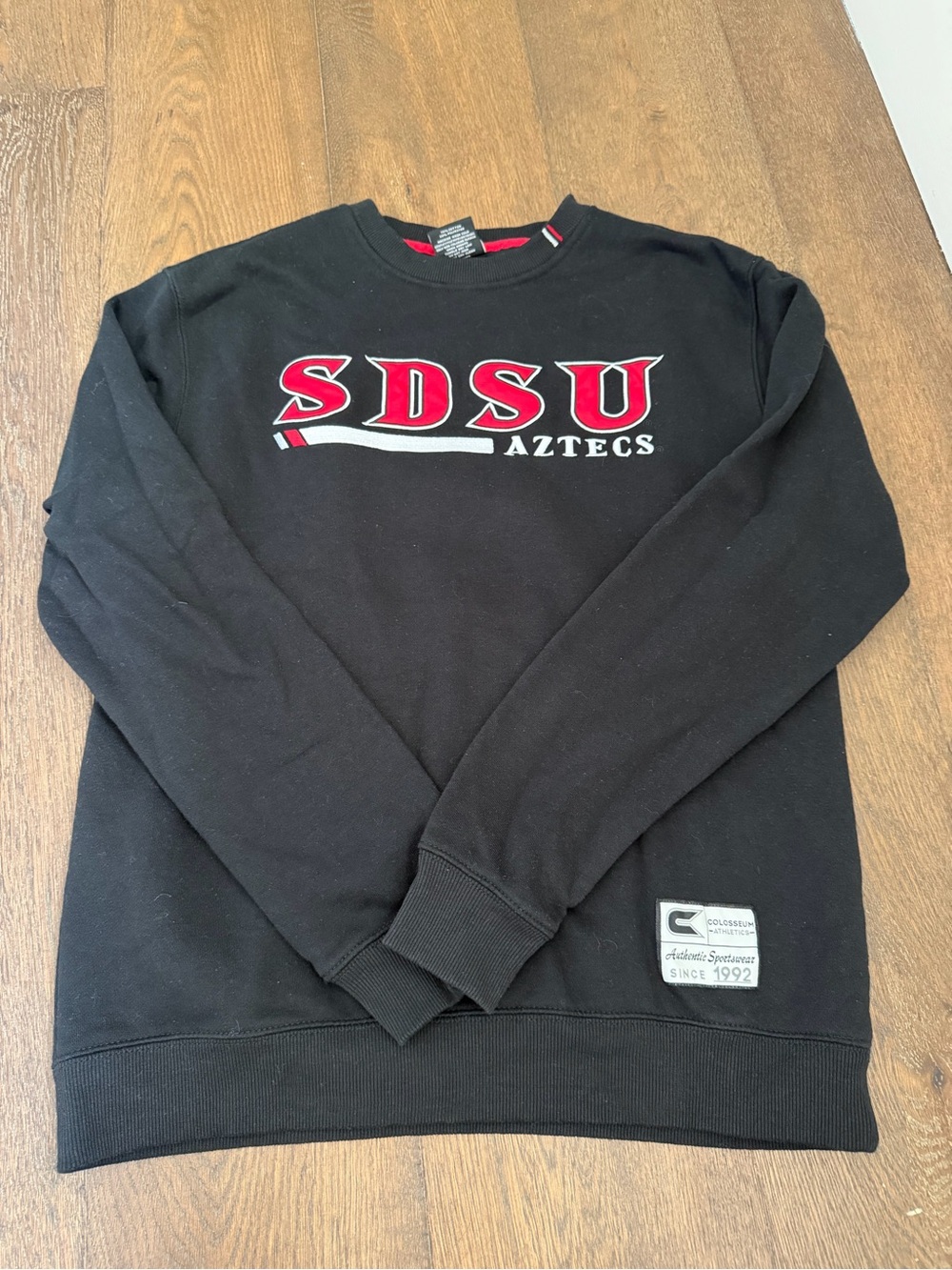 SDSU Aztecs Black Fleece Crewneck Sweatshirt Men’s Sz M